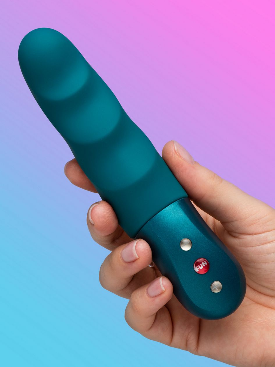 Fun Factory Stronic Petite Green Rechargeable Thrusting Vibrator