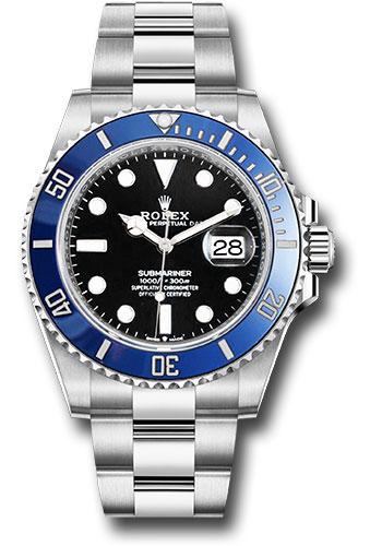Rolex,Submariner White Gold Submariner Date Watch - The Blueberry - Blue Bezel - Black Dial - 2020 Release - 126619LB