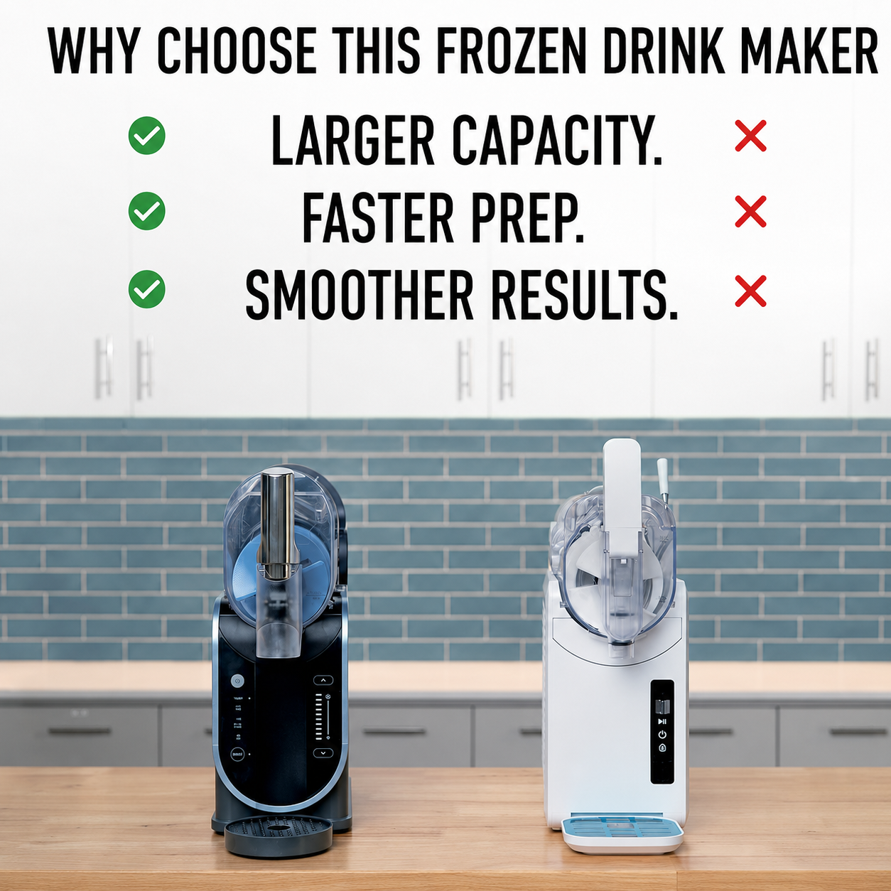 🔥Clearance Sale🔥SLUSHi FS301 Countertop Frozen Drink & Slushie Machine – 88oz Easy-Fill Capacity with 5 Preset Programs