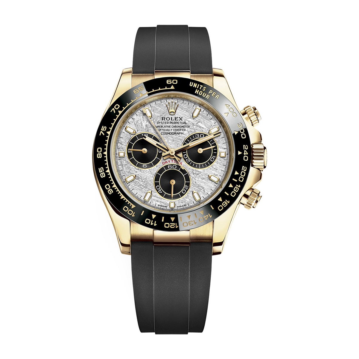 Daytona Gold Meteorite Oysterflex 40mm