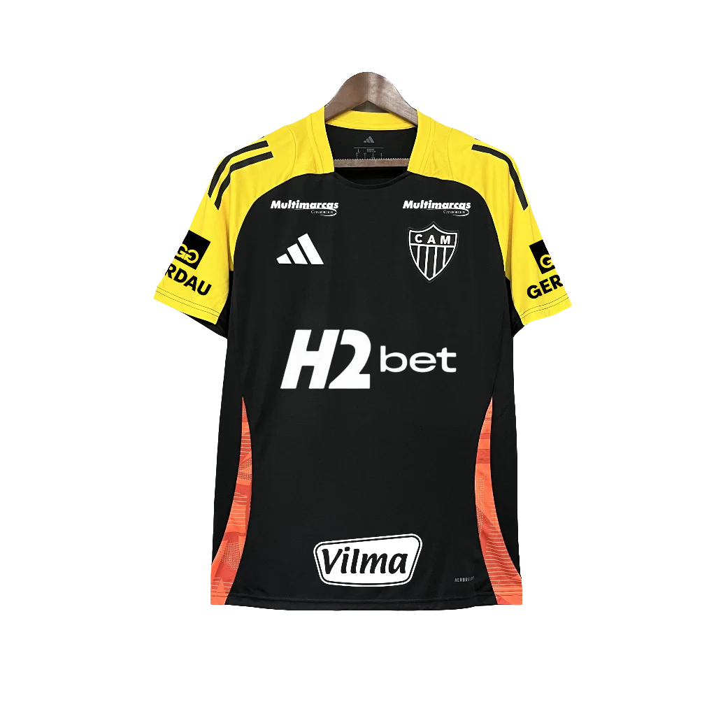 Atletico Mineiro 25/26 Training Jersey - All Sponsors - Black - Fan Version