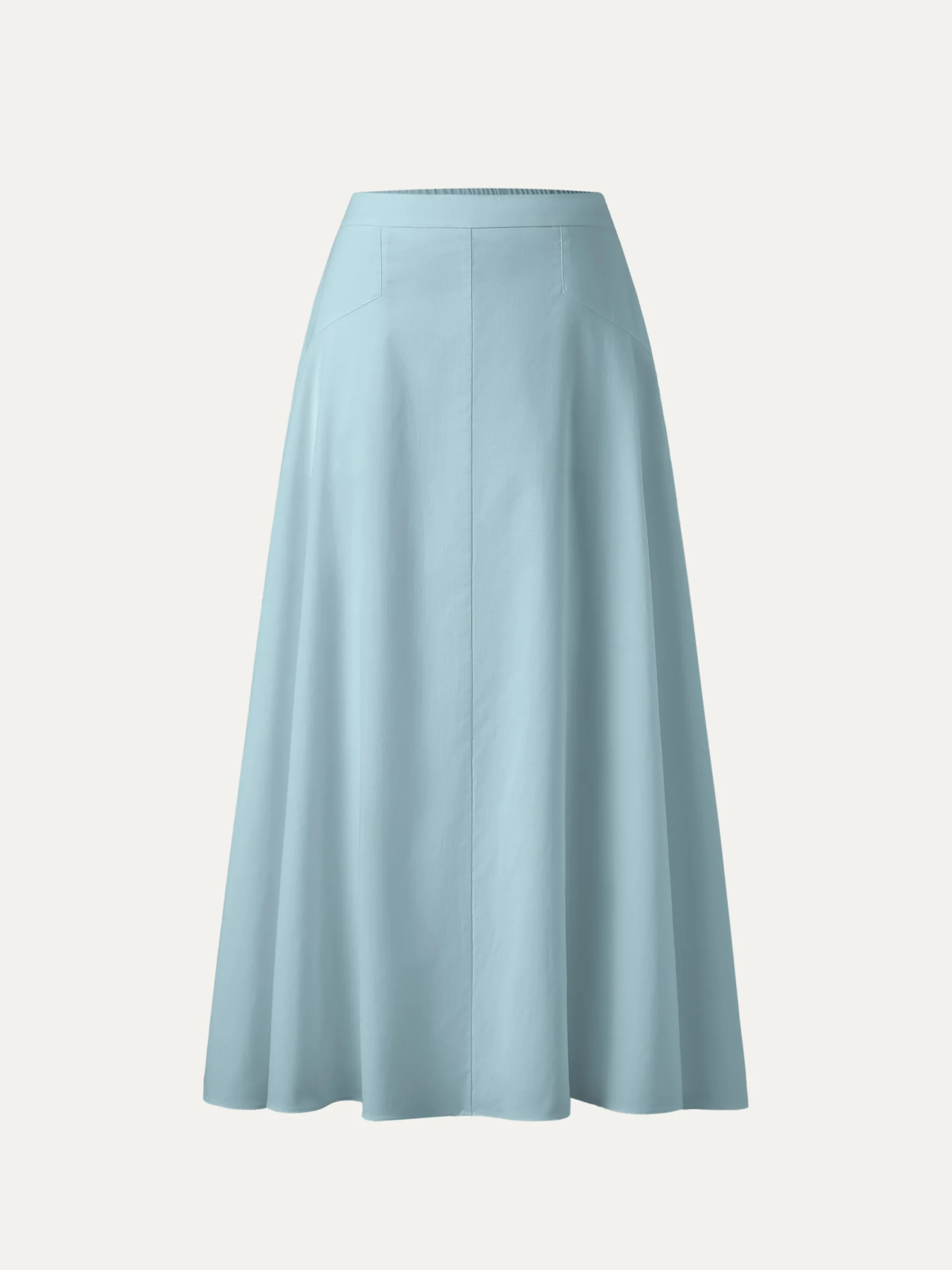 Pull-on Midi Skirt with Pockets