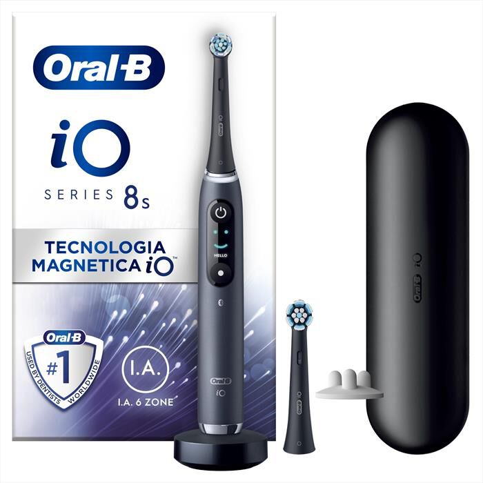 ORAL-B - Spazzolino elettrico IO 8S-Nero