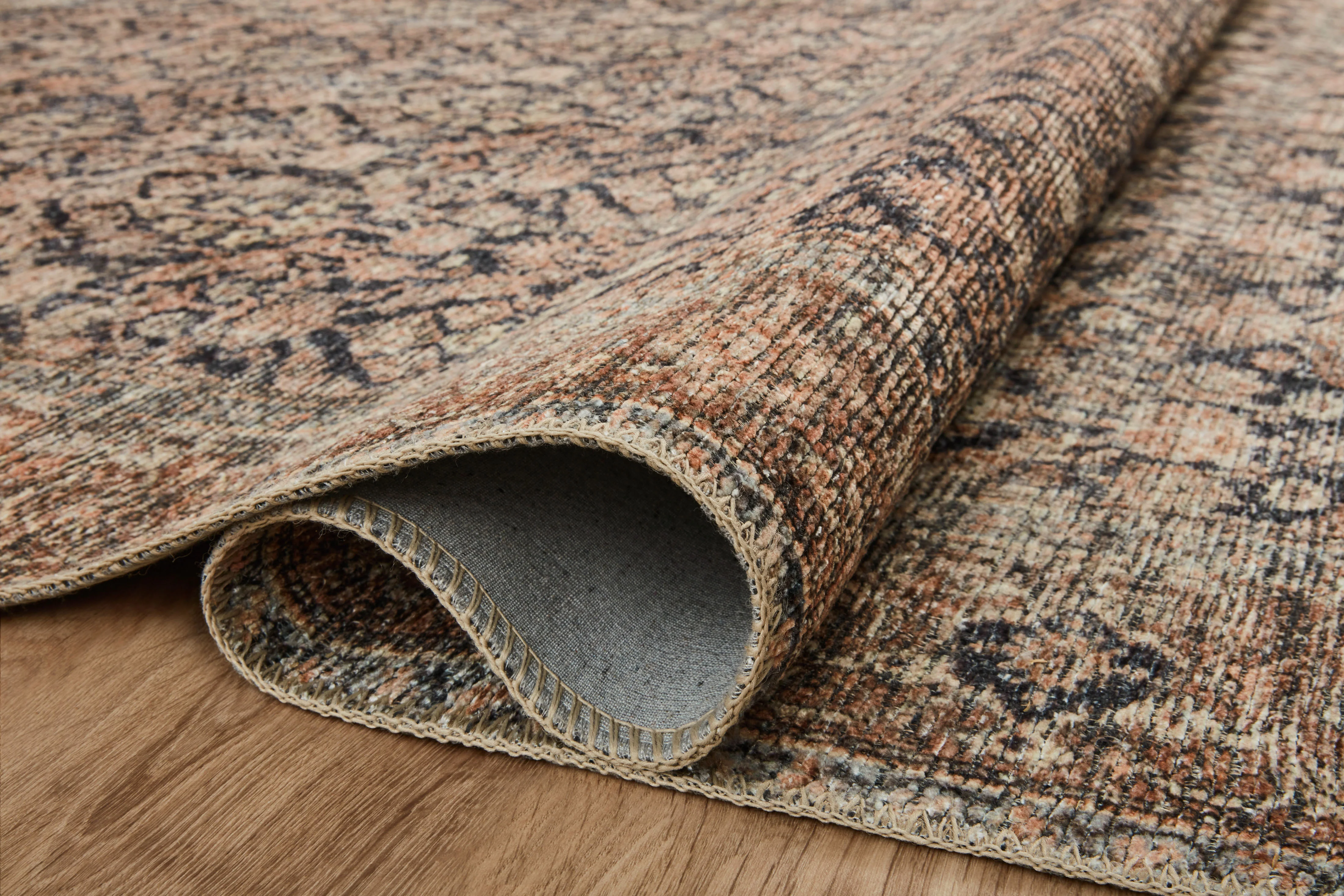 Billie BIL-01 Ink / Salmon Area Rug