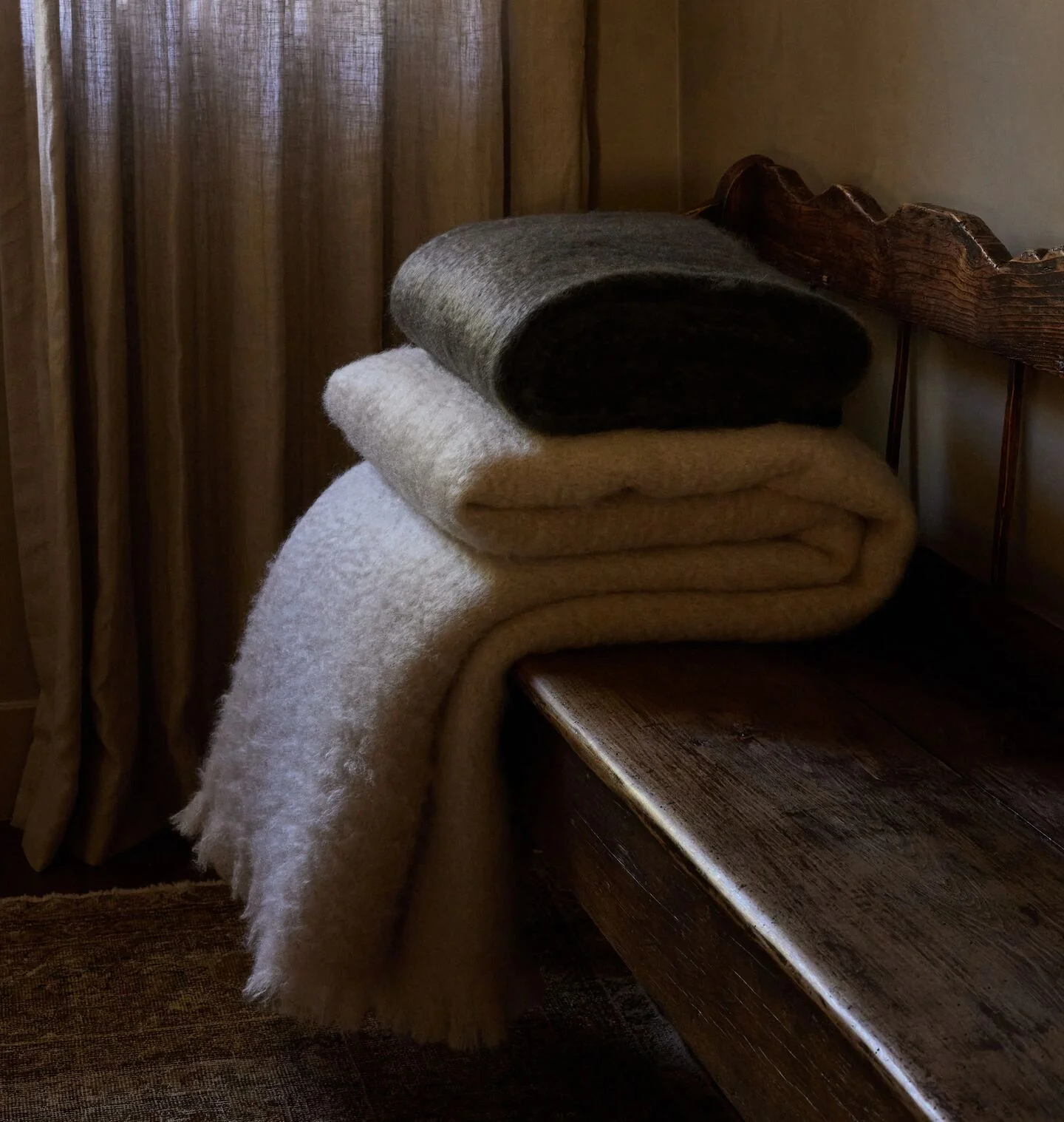 Sierra Mohair Throw Blanket