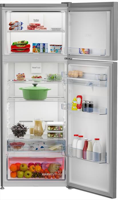 BEKO - Frigorifero 2 porte RDNE455E40DXBN Classe E 406 lt-Argento