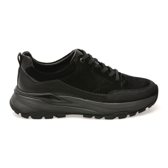 Pantofi sport EPICA negri, 2511A1, din piele naturala