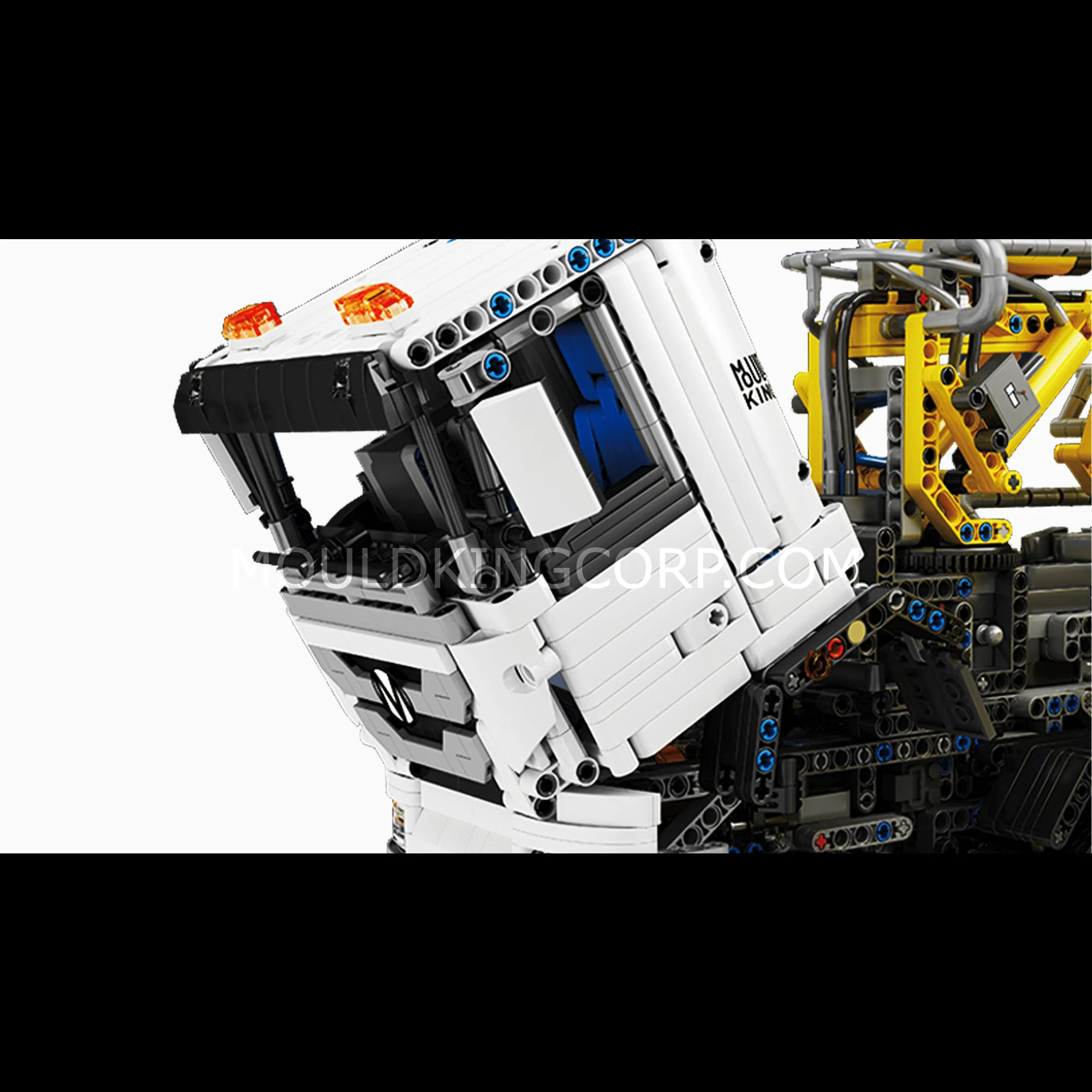 MOULD KING 19003 RC Pneumatic Concrete Truck Building Set | 4,368 PCS