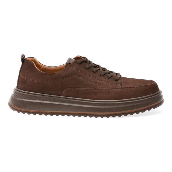 Pantofi sport GRYXX maro, BS4150, din nabuc