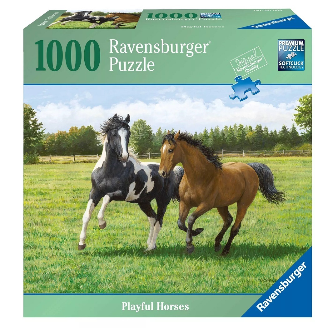 Playful Horses 1000 Piece Puzzle