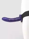 Lovehoney Perfect Partner Unisex Hollow 10 Function Vibrating Strap-On 8 Inch