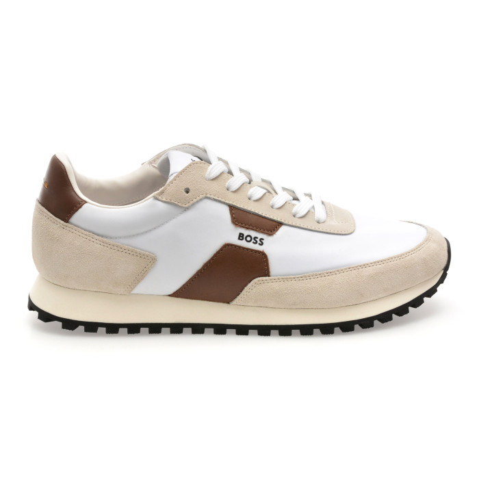 Pantofi sport BOSS albi, 8723, din material textil