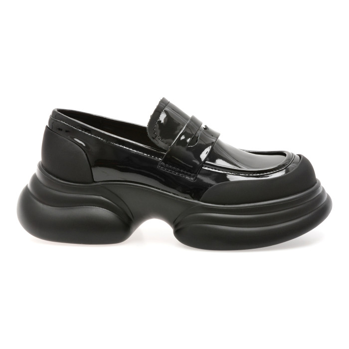 Mocasini GRYXX negri, CC01, din piele naturala lacuita