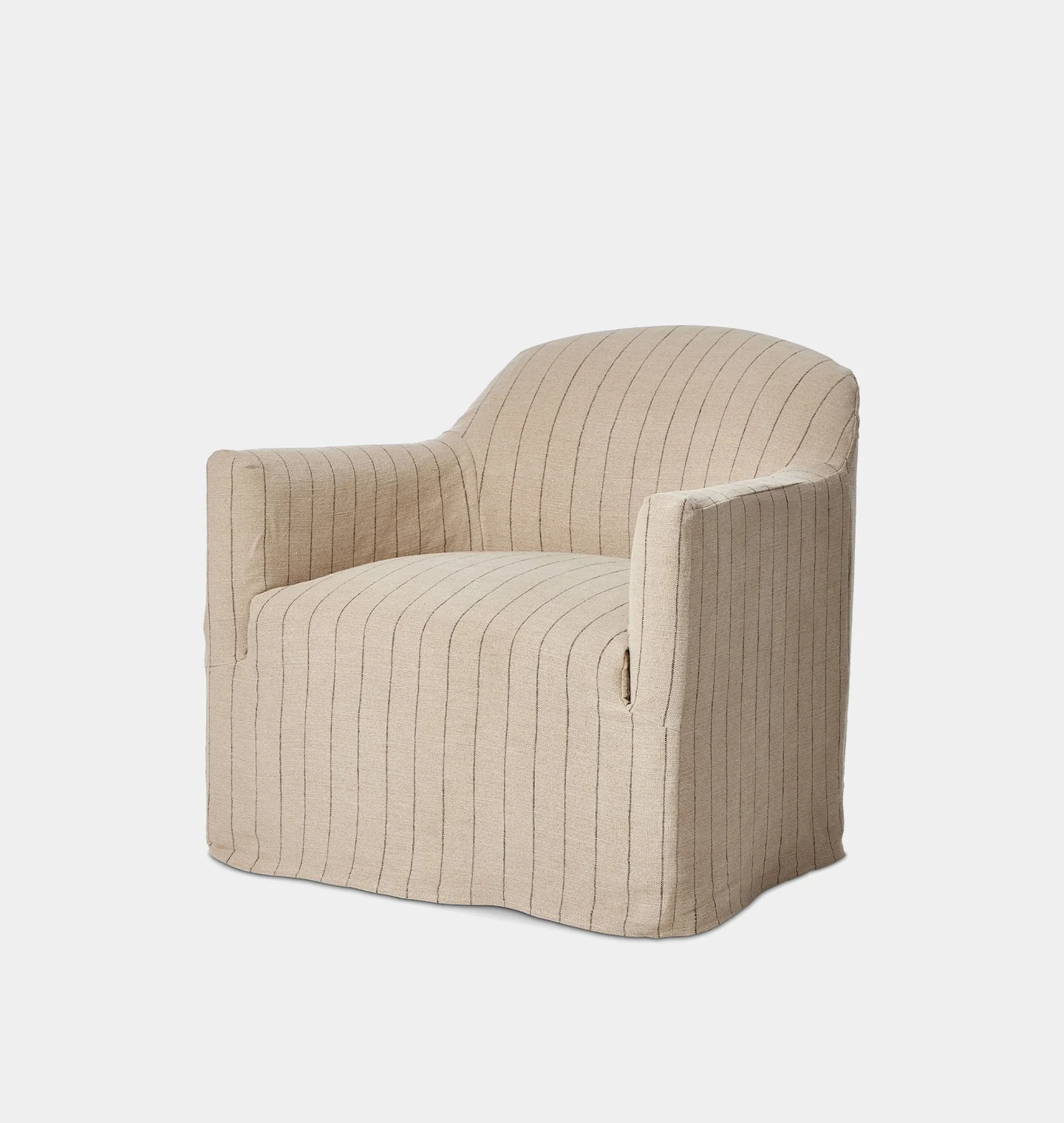 Lowell Slipcover Swivel Chair