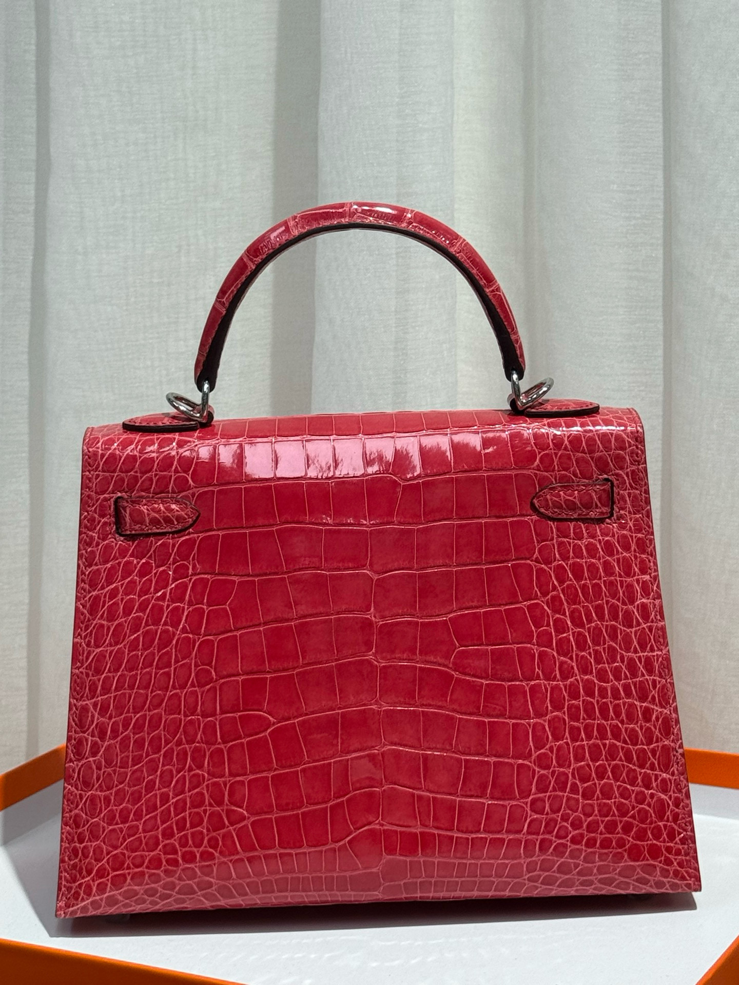 Hermès Kelly 25 Alligator red customization（alligator）