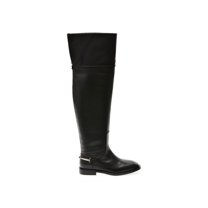 Cizme EPICA PREMIUM negre, B050, din piele naturala