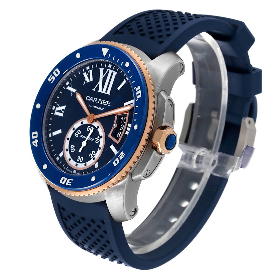CALIBRE ROSE GOLD MIX BLUE 42mm