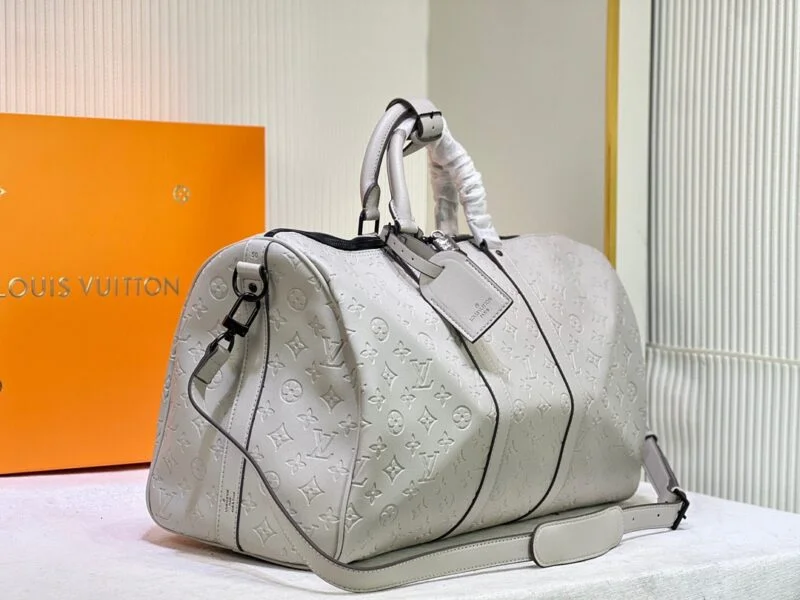 Louis Vuitton Keepall Bandouliere 50- Silver