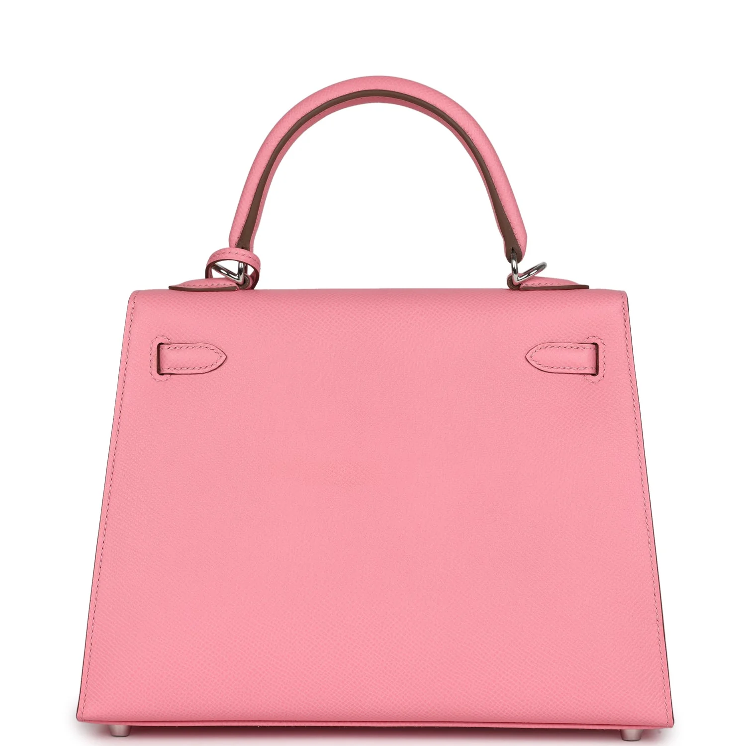 Hermes Kelly Sellier 25 Rose Confetti Epsom Palladium Hardware