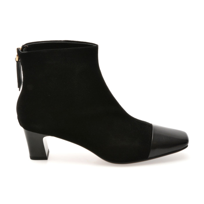 Botine EPICA negre, 96M315, din piele intoarsa