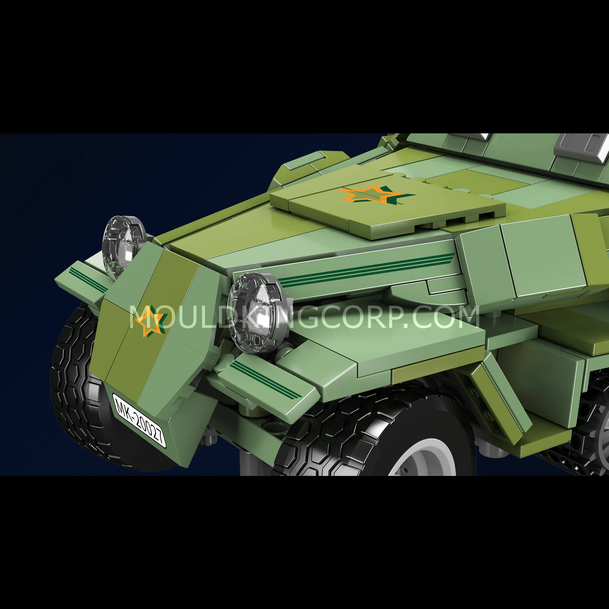 Mould King 20027 Sd.Kfz. 251 Half-track Building Set | 1,298 Pcs