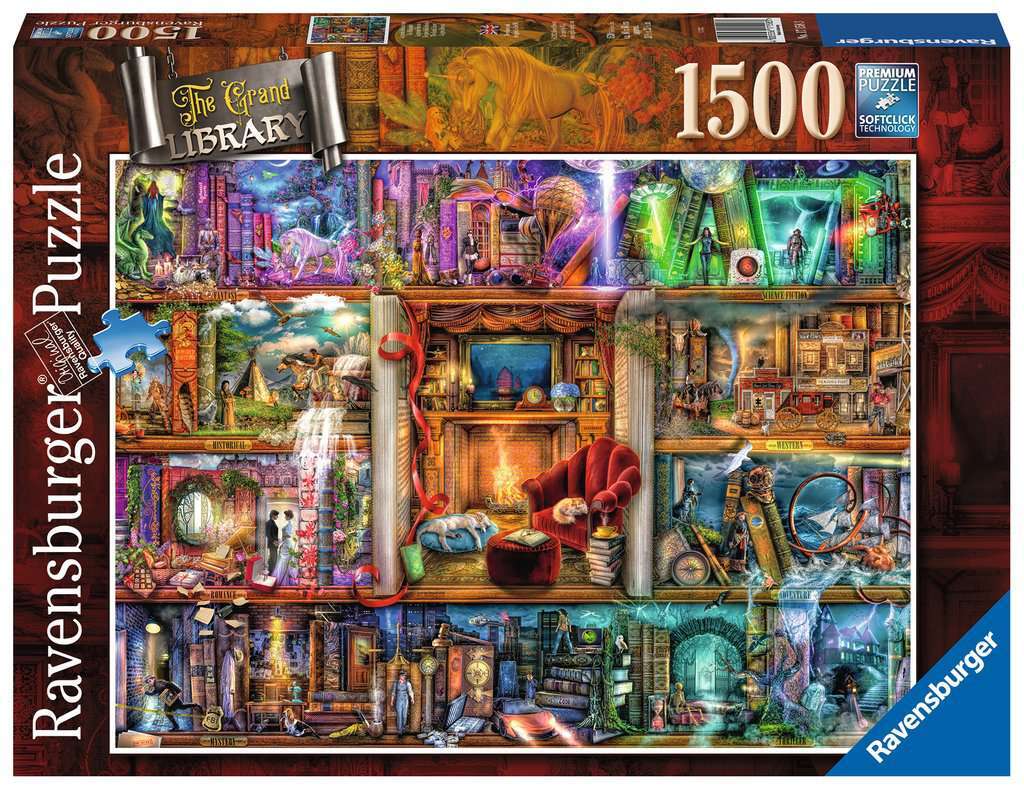 Aimee Stewart The Grand Library 1500 Piece Puzzle