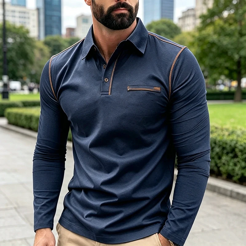 Mivanity Casual Relaxed Fit Polo Shirts