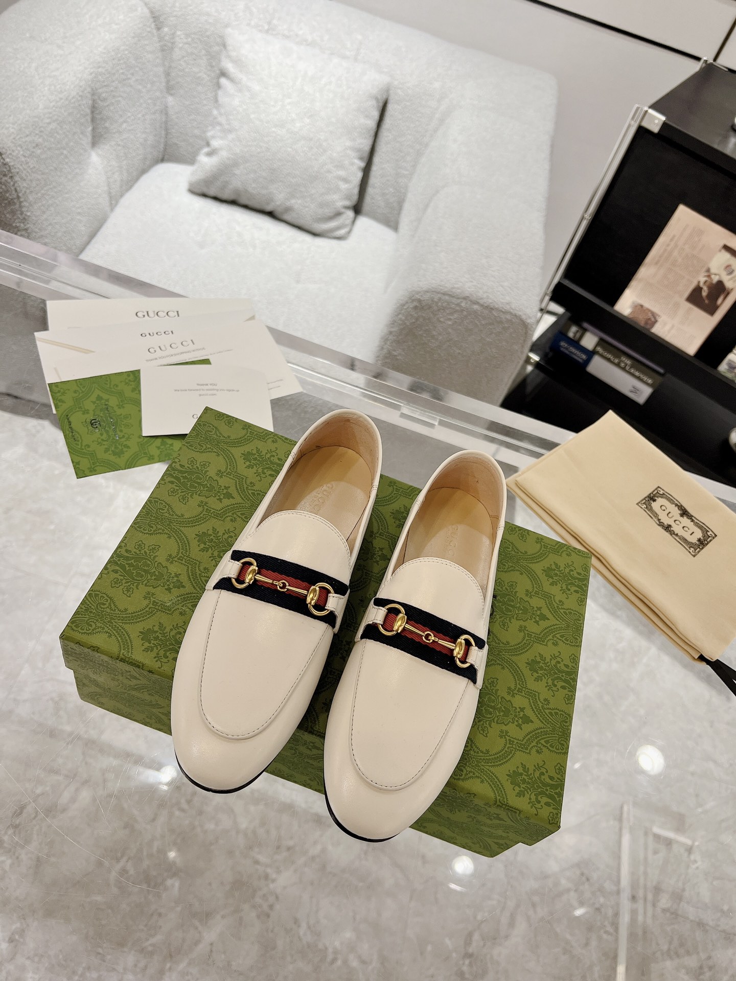 Gucci Jordaan GG Flora Loafers Size 35-41