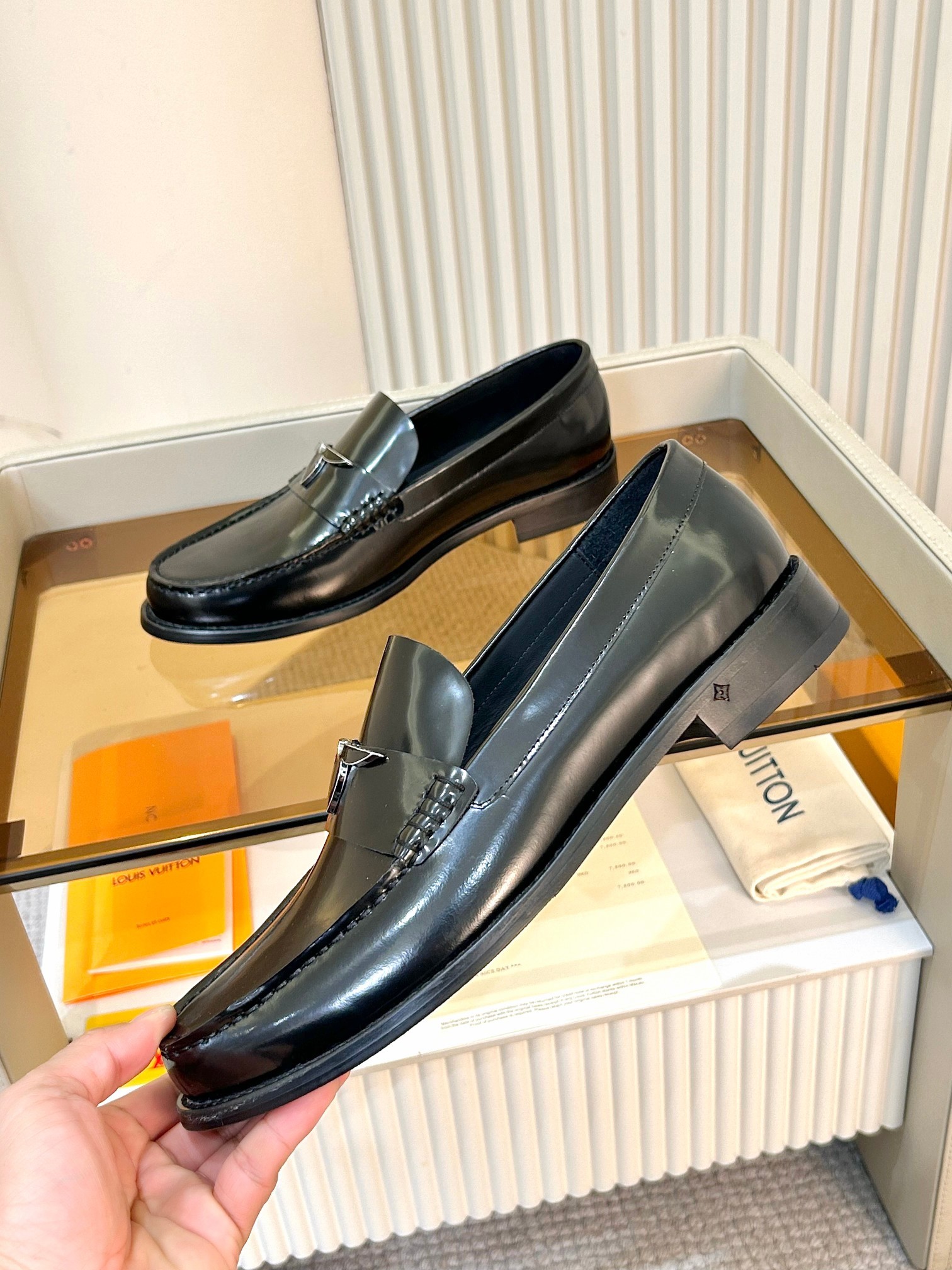 L X V Men's new high qualityLoafers detail 5
