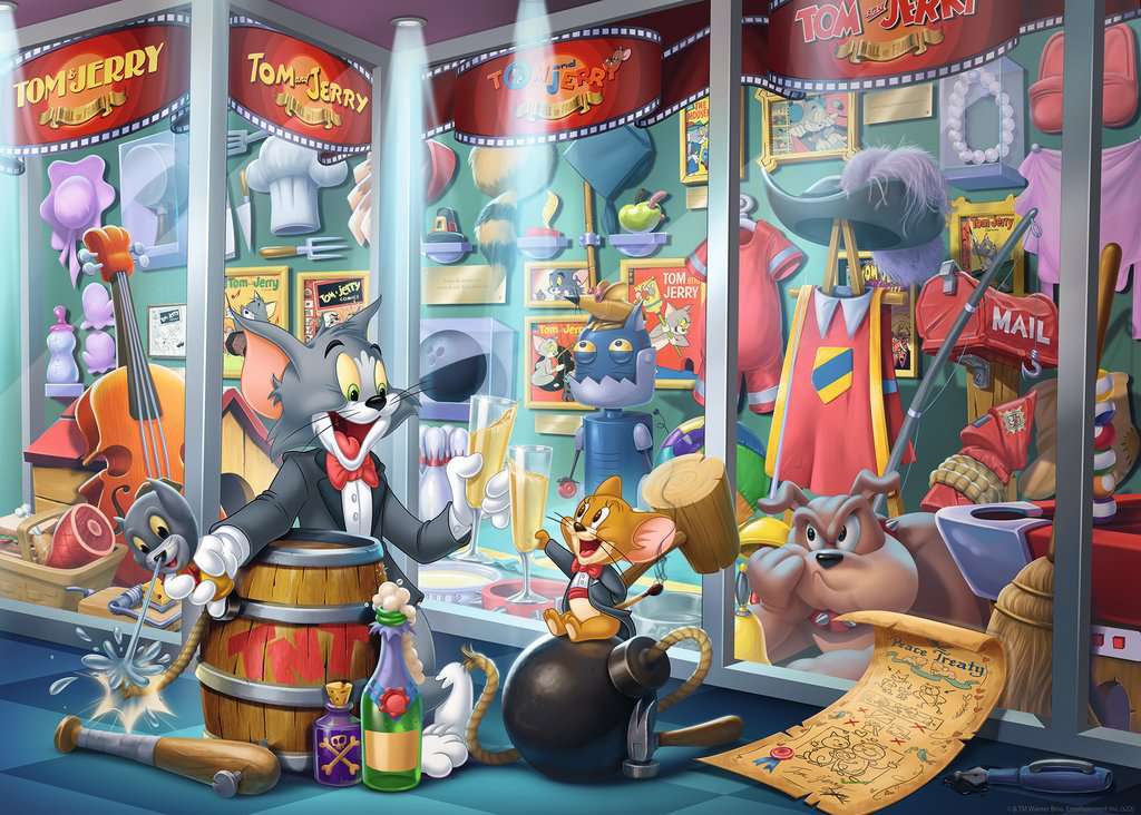 Tom & Jerry Hall of Fame 1000 Piece Puzzle