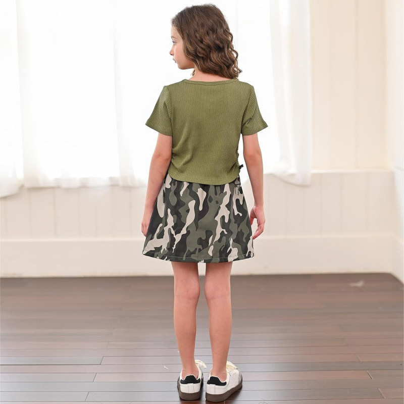 Girls' 2-Piece Skirt Set