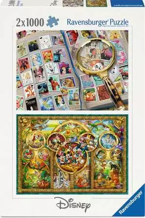 Jigsaw Puzzle The enchanting world of Disney - 2x1000 Pieces Puzzle