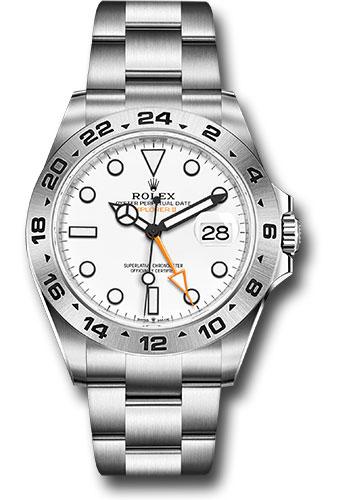 Rolex,Explorer Oyster Perpetual Explorer II Watch - Oystersteel - White Dial - Oyster Bracelet - 2021 Release - 226570 w