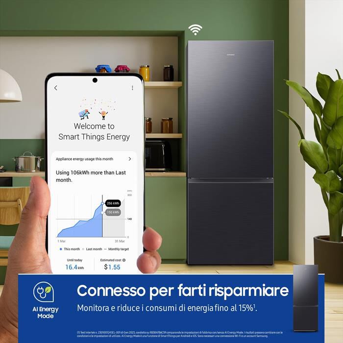 SAMSUNG - Frigorifero combinato RB53DG706AB1EF F1RST75 AI-ANTRACITE