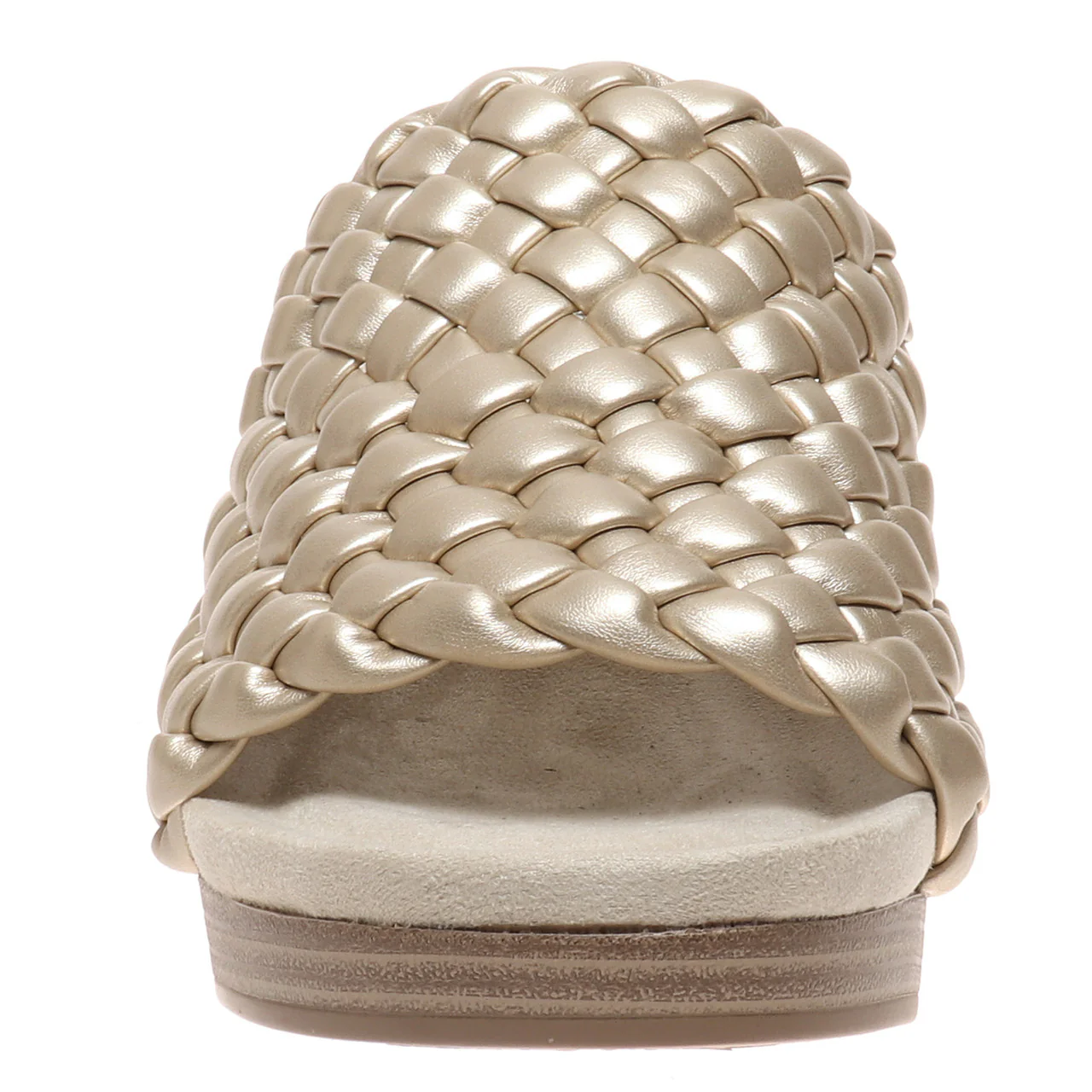 Morgen 6 Quilted Wedge 鈥?Gold