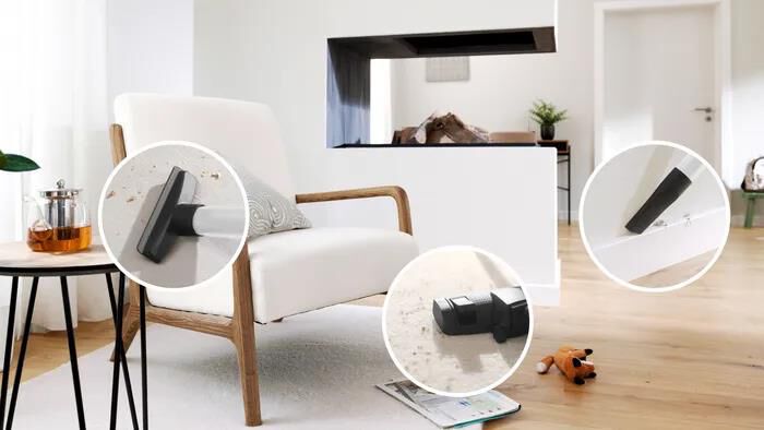 BOSCH - SERIE 4 ASPIRAPOLVERE CON SACCO PROHYGIENIC-Black,White