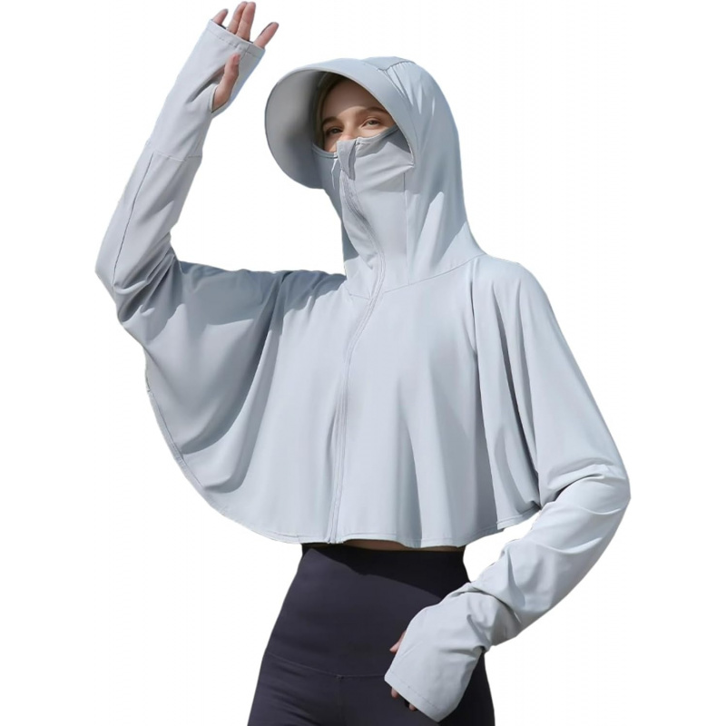 AURETOP Women's UPF 50+ Sun Hoodie Shirts