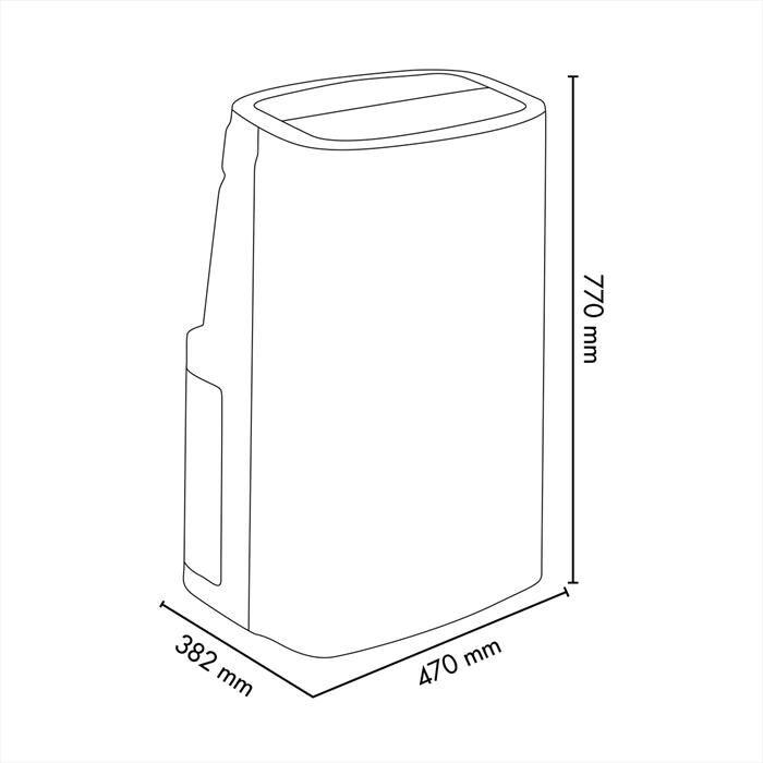ARGO - Condizionatore monoblocco ODIN  PLUS-Bianco