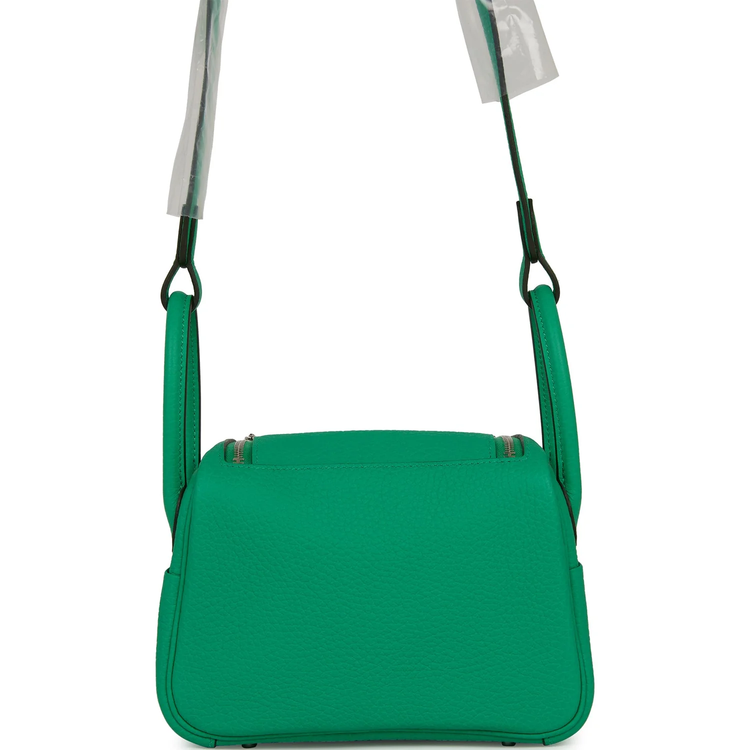 Hermes Mini Lindy Menthe Clemence Palladium Hardware