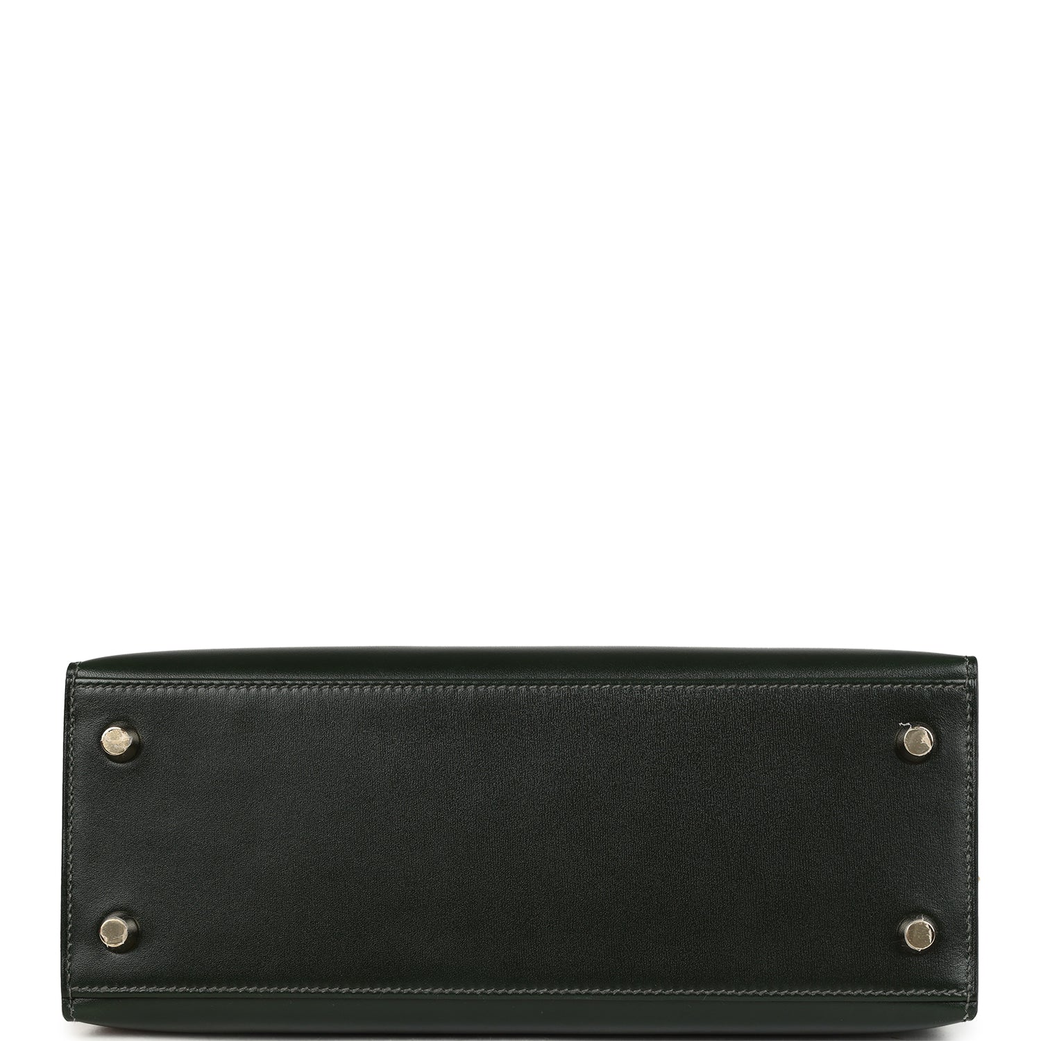 Hermes Kelly Sellier 25 Vert Fonce Box Gold Hardware