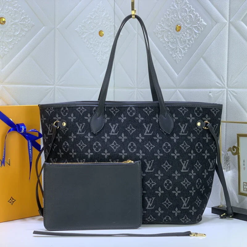 Louis Vuitton Denim Materials Neverfull Mm