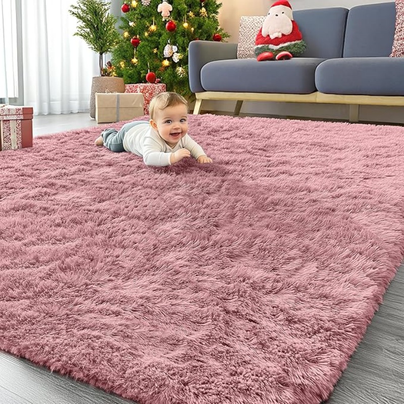 6x9 Machine Washable Large Area Rugs for Living Room, Bedroom