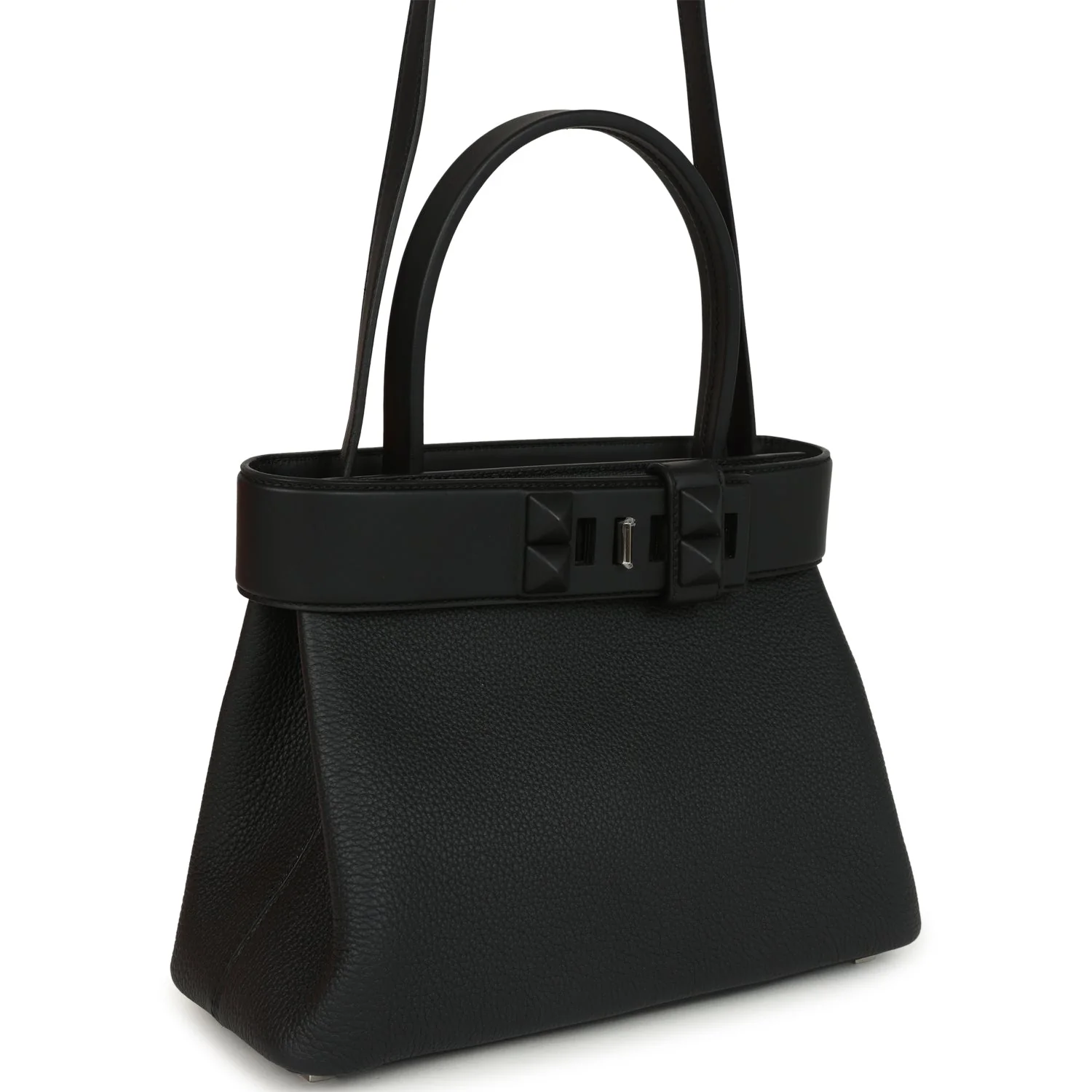 Hermes Medor Bag Black Togo and Swift Palladium Hardware