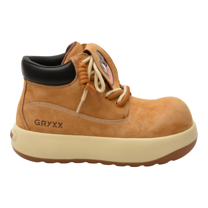 Ghete GRYXX maro, BC2536, din piele naturala