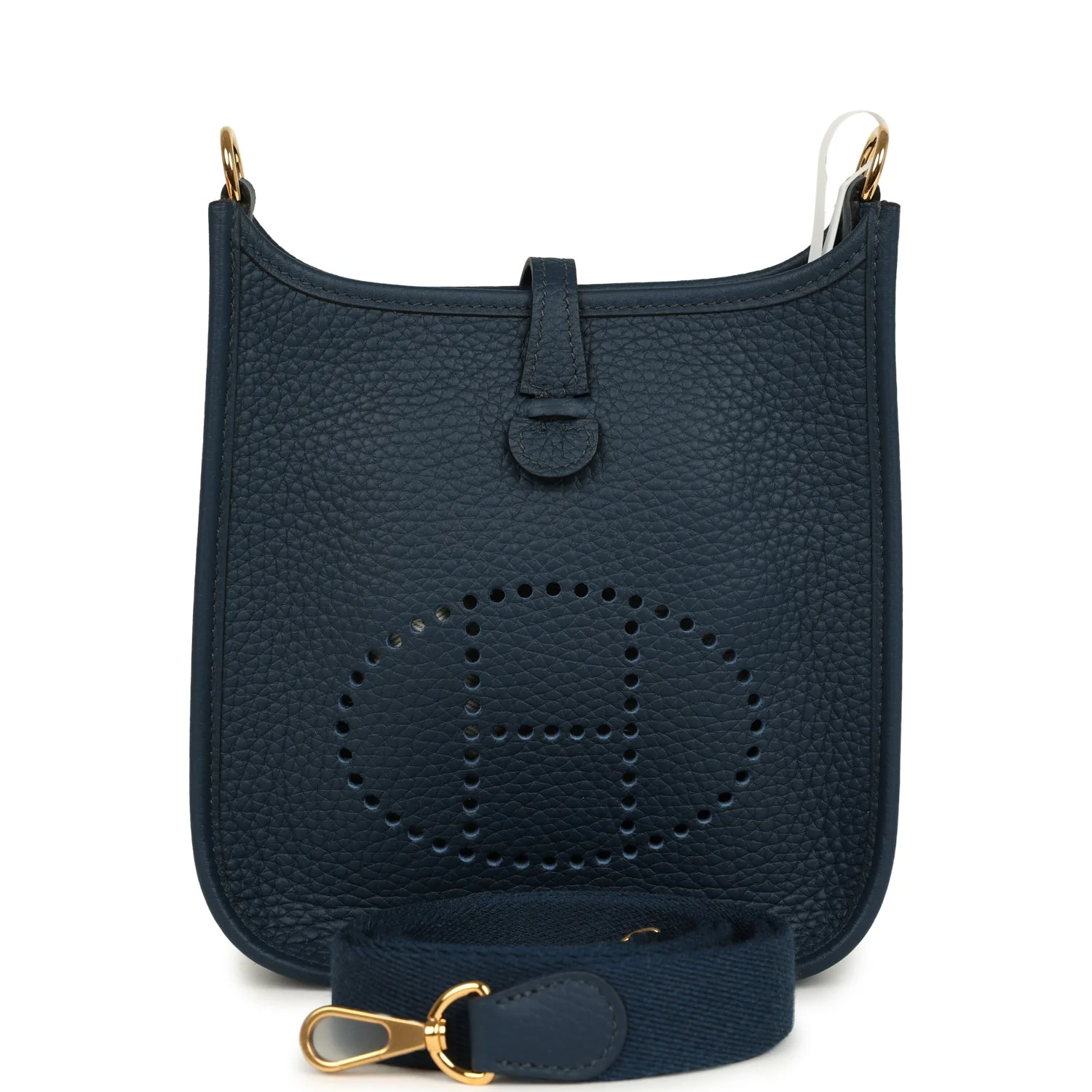 Hermes Evelyne TPM Bleu De Prusse Clemence Gold Hardware