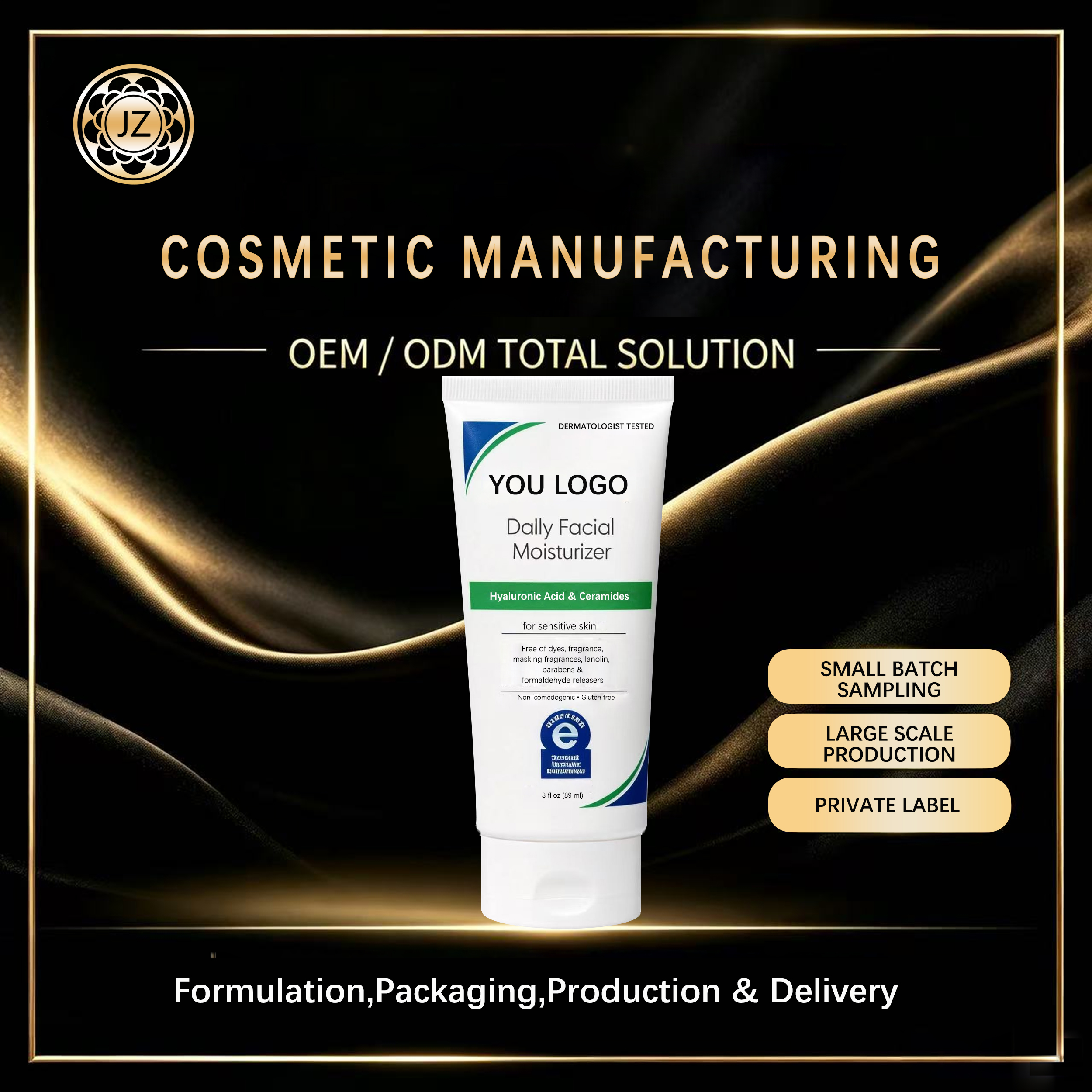 Hyaluronic Acid Ceramide Moisturizing Cream  Net Content 89ml