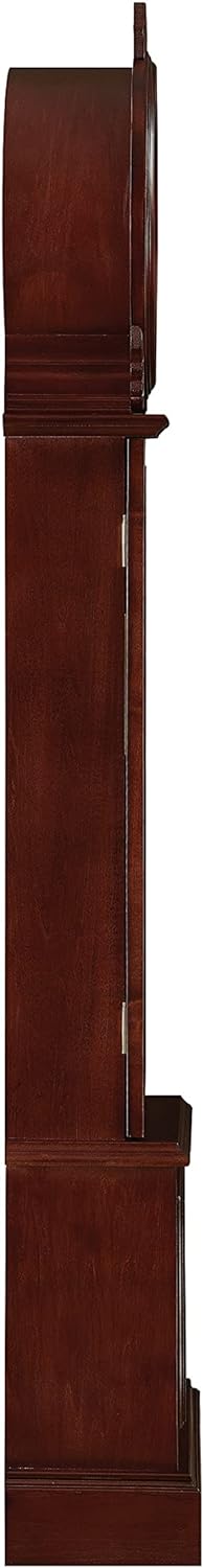 Home AND Kitchen Coaster Home Furnishings Grandfather Clock with Chime Brown Red