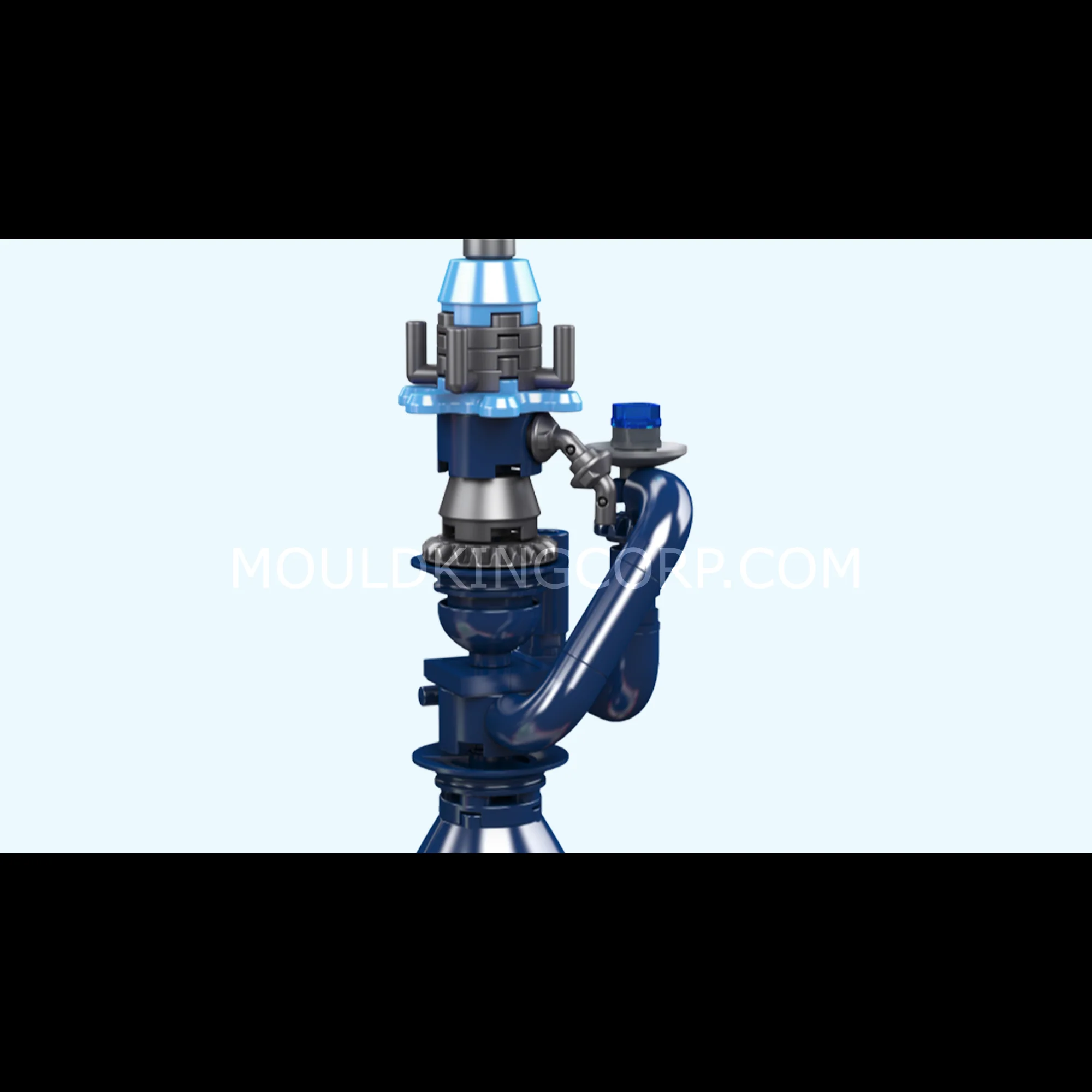 Mould King 10247 Raptor Rocket Engine Building Set | 496 Pcs