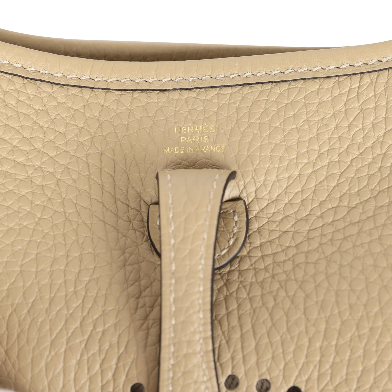 Hermes Evelyne TPM Trench Clemence Gold Hardware