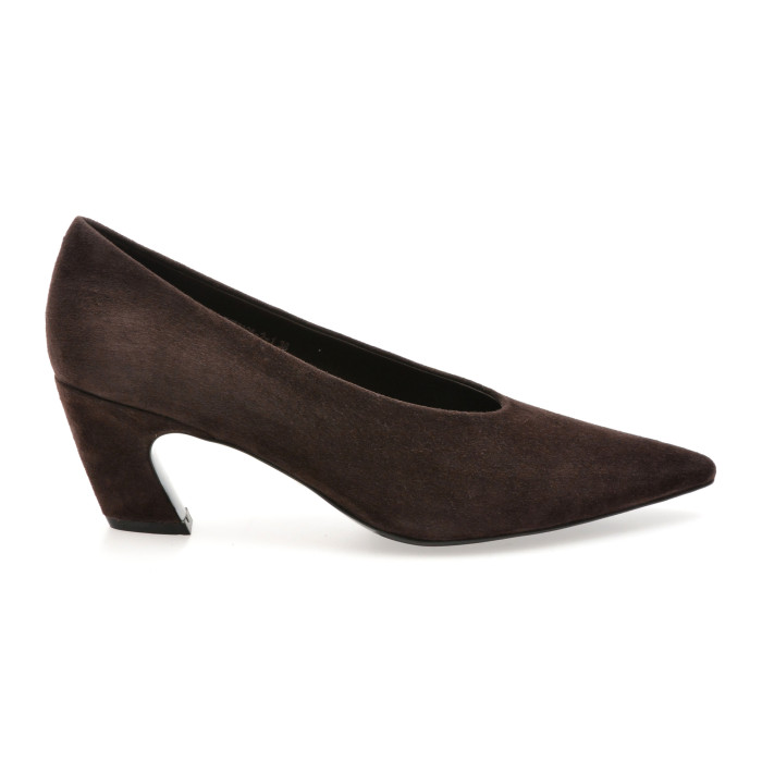 Pantofi eleganti EPICA PREMIUM maro, X2626, din piele intoarsa